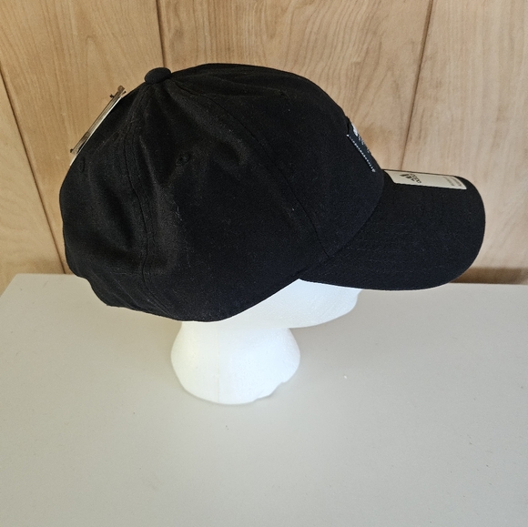 Adidas Men's Impulse Three Stripe Life Strapback Hat In Black OSFM - Picture 4 of 10